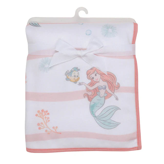 Bedtime Originals Disney Baby The Little Mermaid White Baby Blanket - Ariel