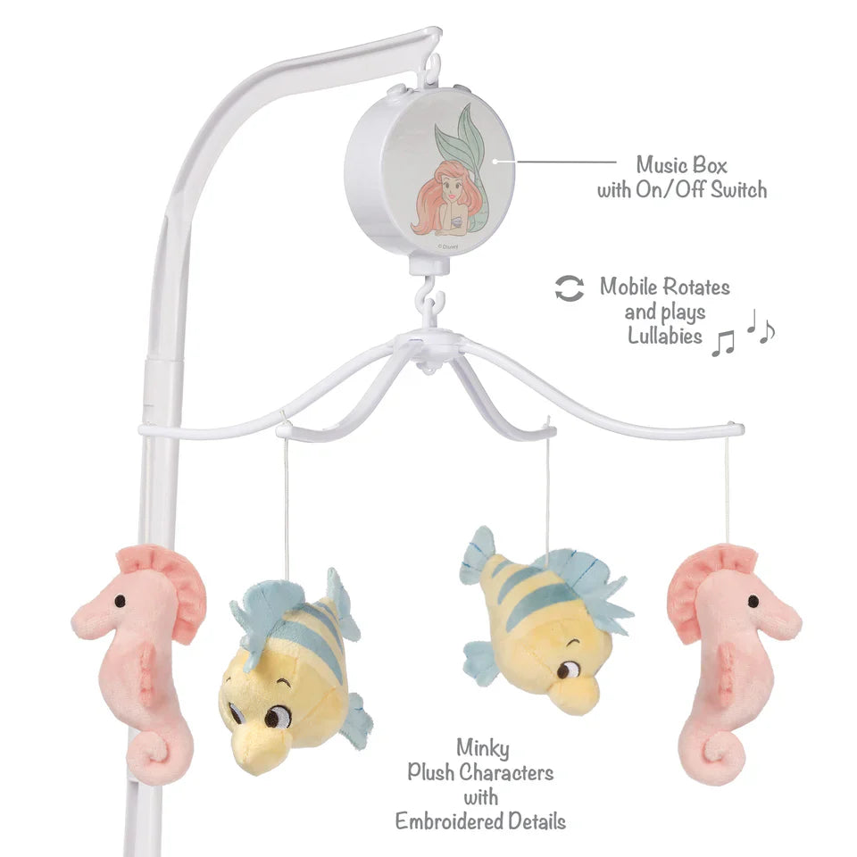 Bedtime Originals Disney Baby The Little Mermaid Musical Baby Crib Mobile Toy