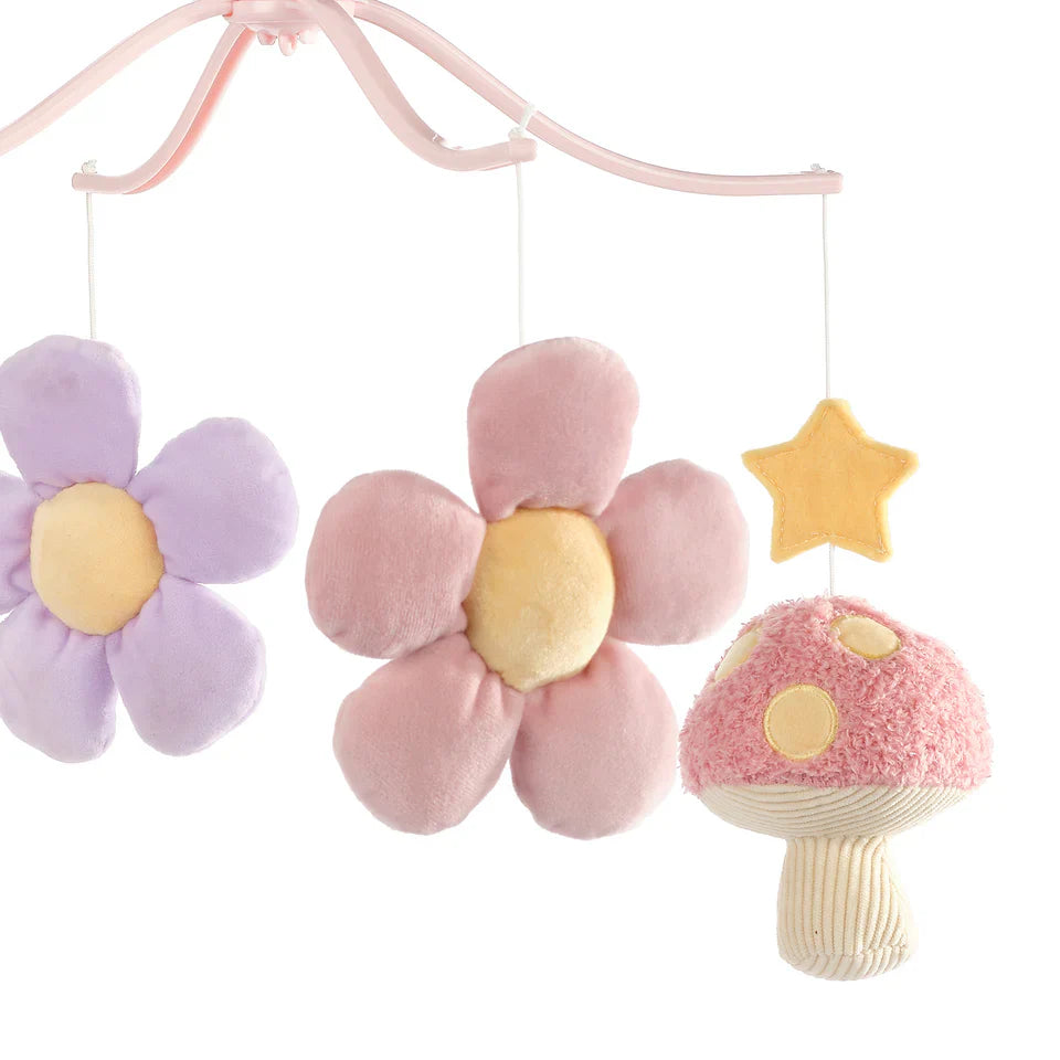 Bedtime Originals Disney Tinker Bell Floral Musical Baby Crib Mobile Soother Toy