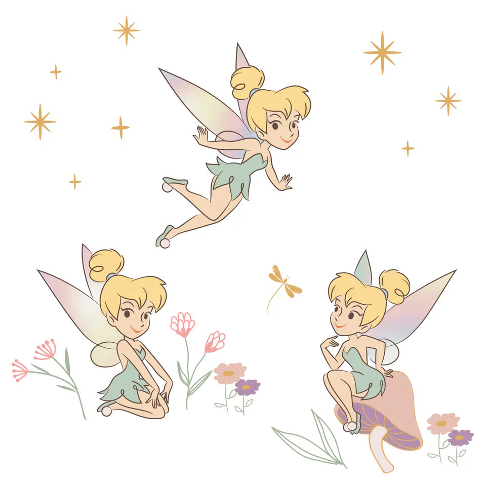 Bedtime Originals Disney Baby Tinker Bell Garden/Floral Wall Decals/Stickers